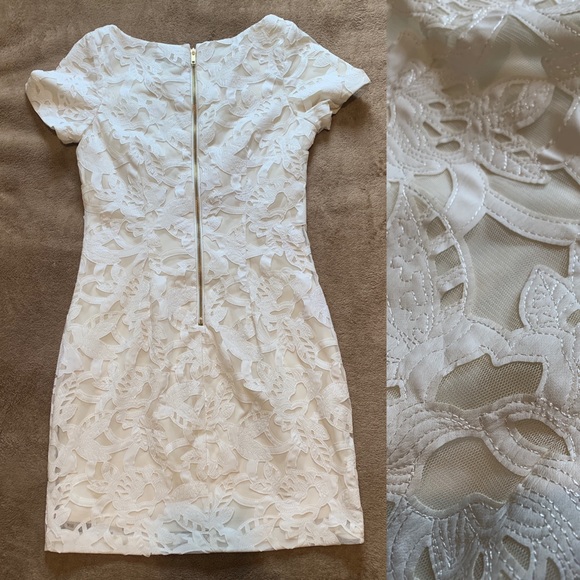 Alexia Admor White Lacey Dress - NWOT - Picture 2 of 5